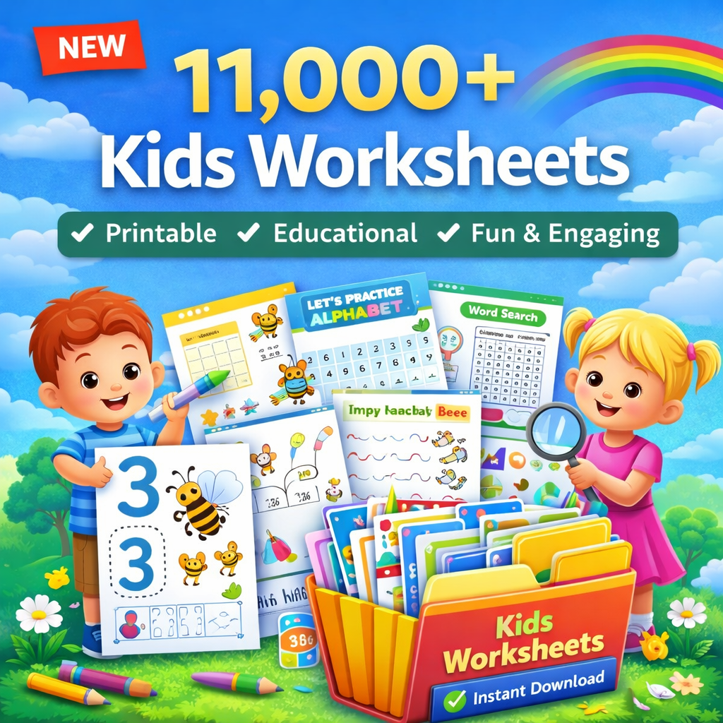 11,000+ kids worksheet
